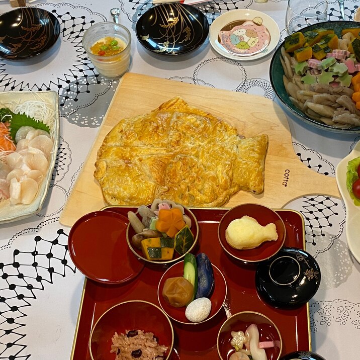 お食い初めに⭐祝⭐ミート鯛（パイ）